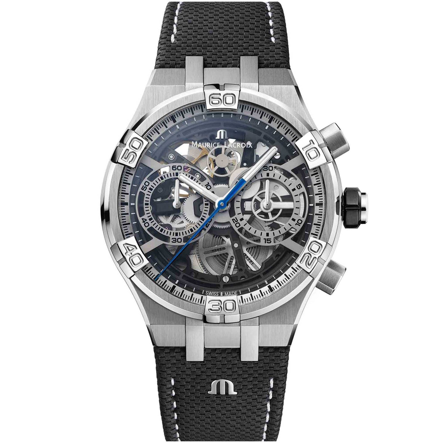 Aikon Chronograph Skeleton 44mm, Platin von Maurice Lacroix (AI6098-SS001-090-1)
