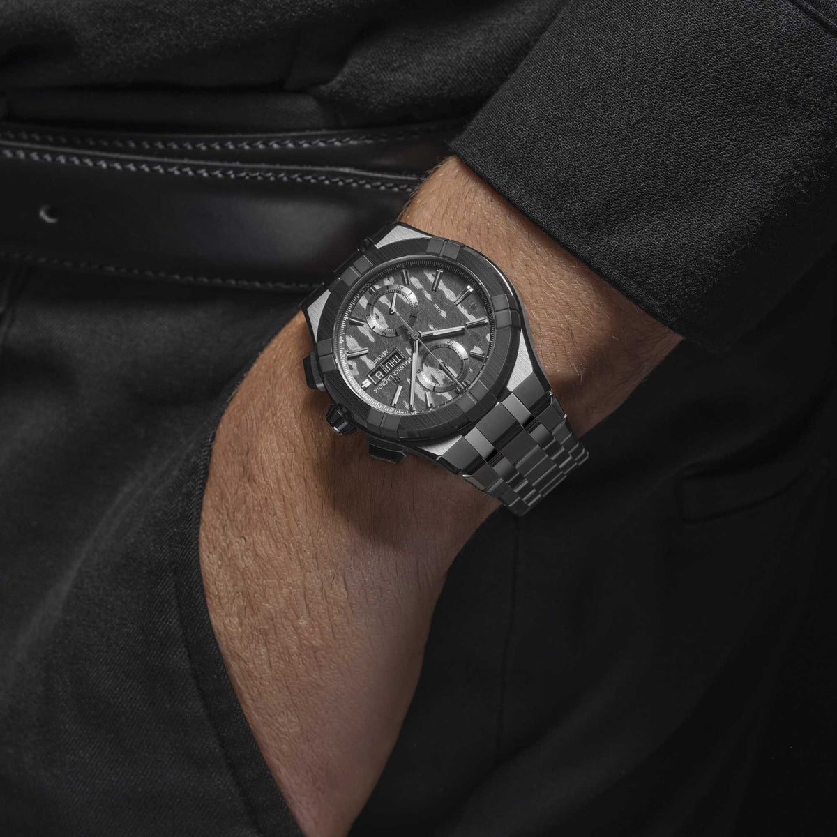 Maurice Lacroix Aikon-IC Carbon UD Chronograph (AC6038-S1C31-330-1) aus Edelstahl