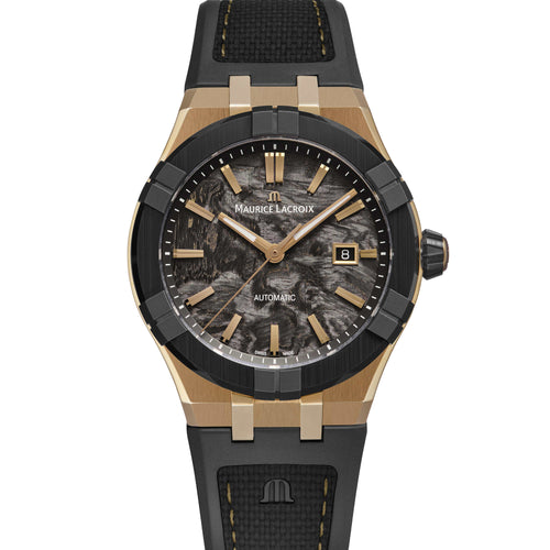 Maurice Lacroix Aikon-IC Frozen Carbon (AC6008-BRL20-730-2) aus Titan