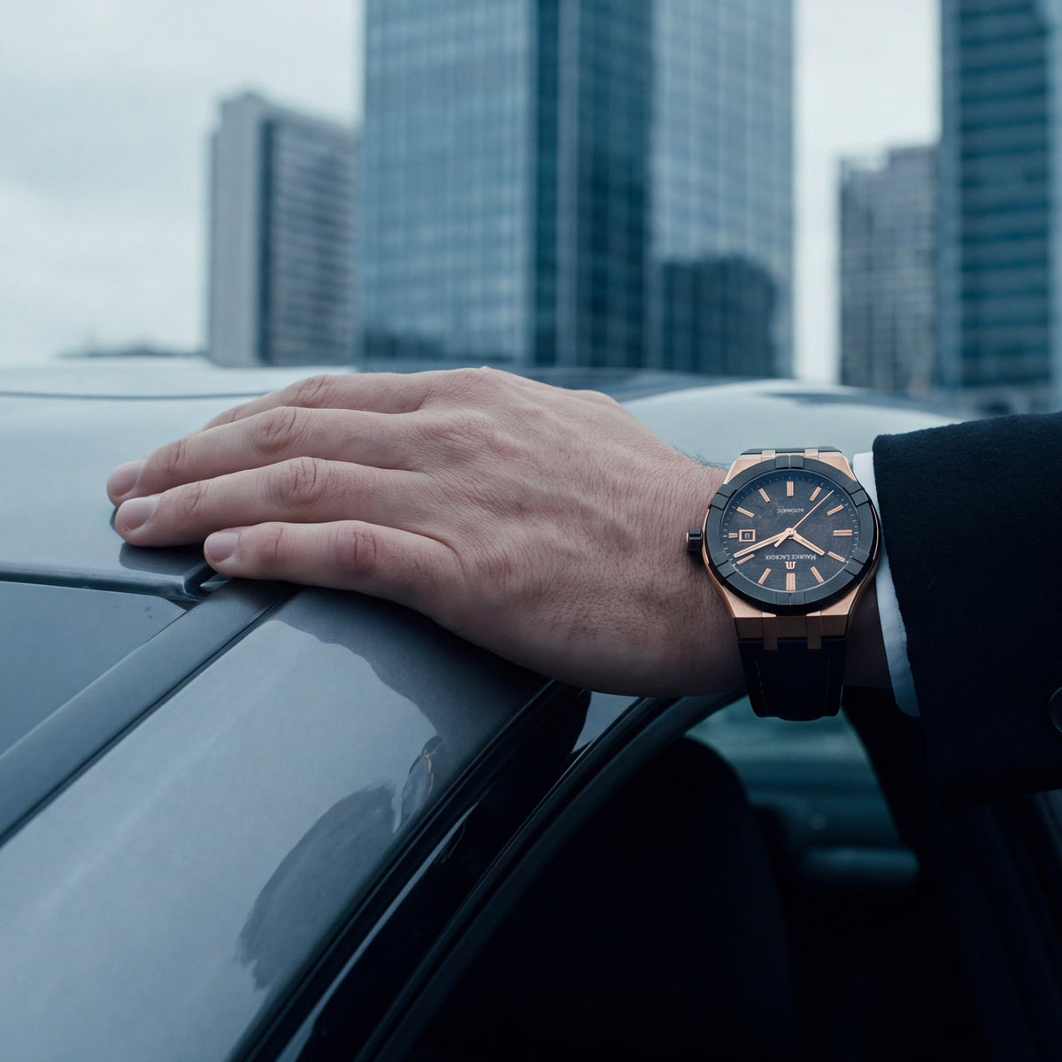 Maurice Lacroix Aikon-IC Frozen Carbon (AC6008-BRL20-730-2) aus Titan
