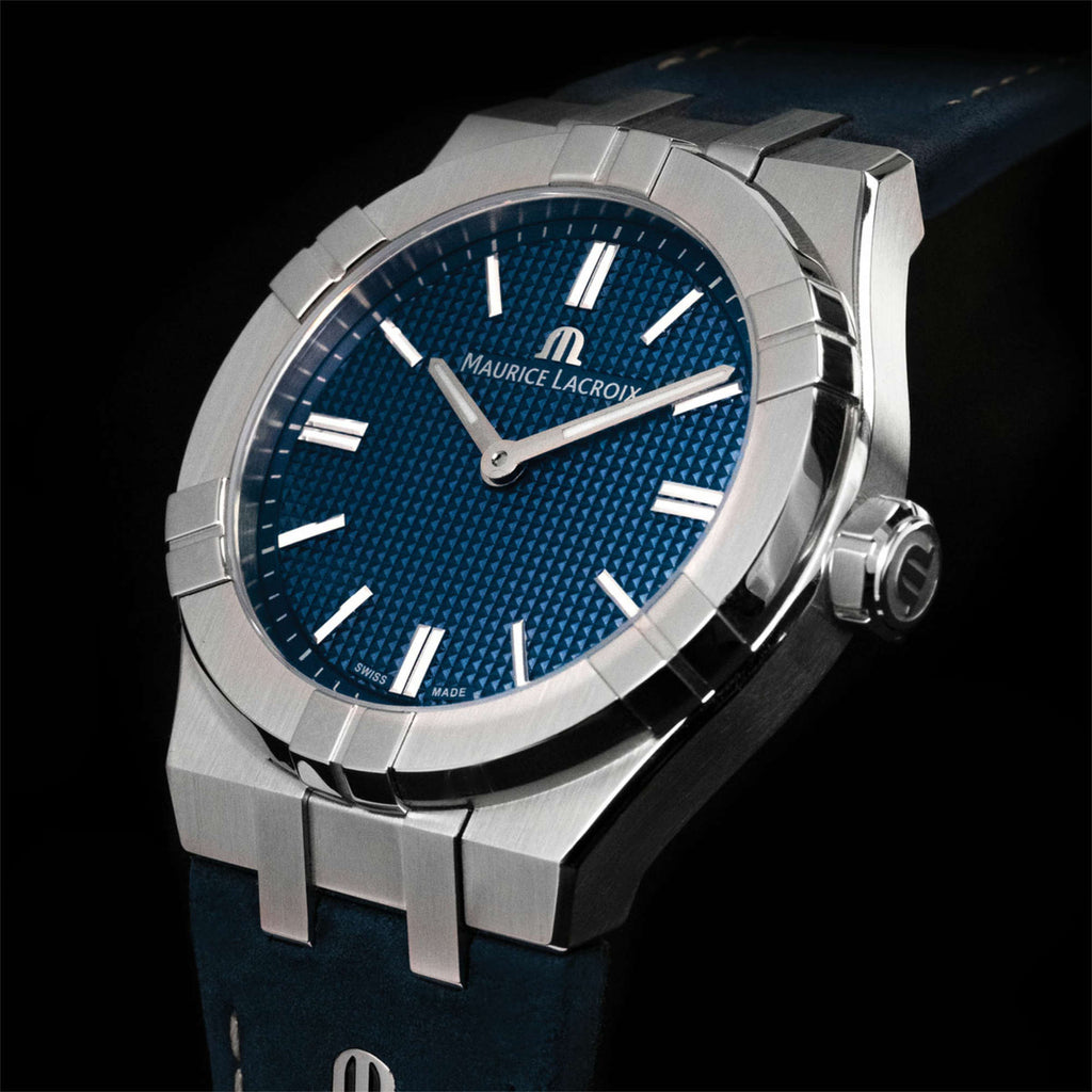 Maurice Lacroix Aikon Manual 39mm Collectors Edition (AI7007-SS00E-430-C) aus Edelstahl