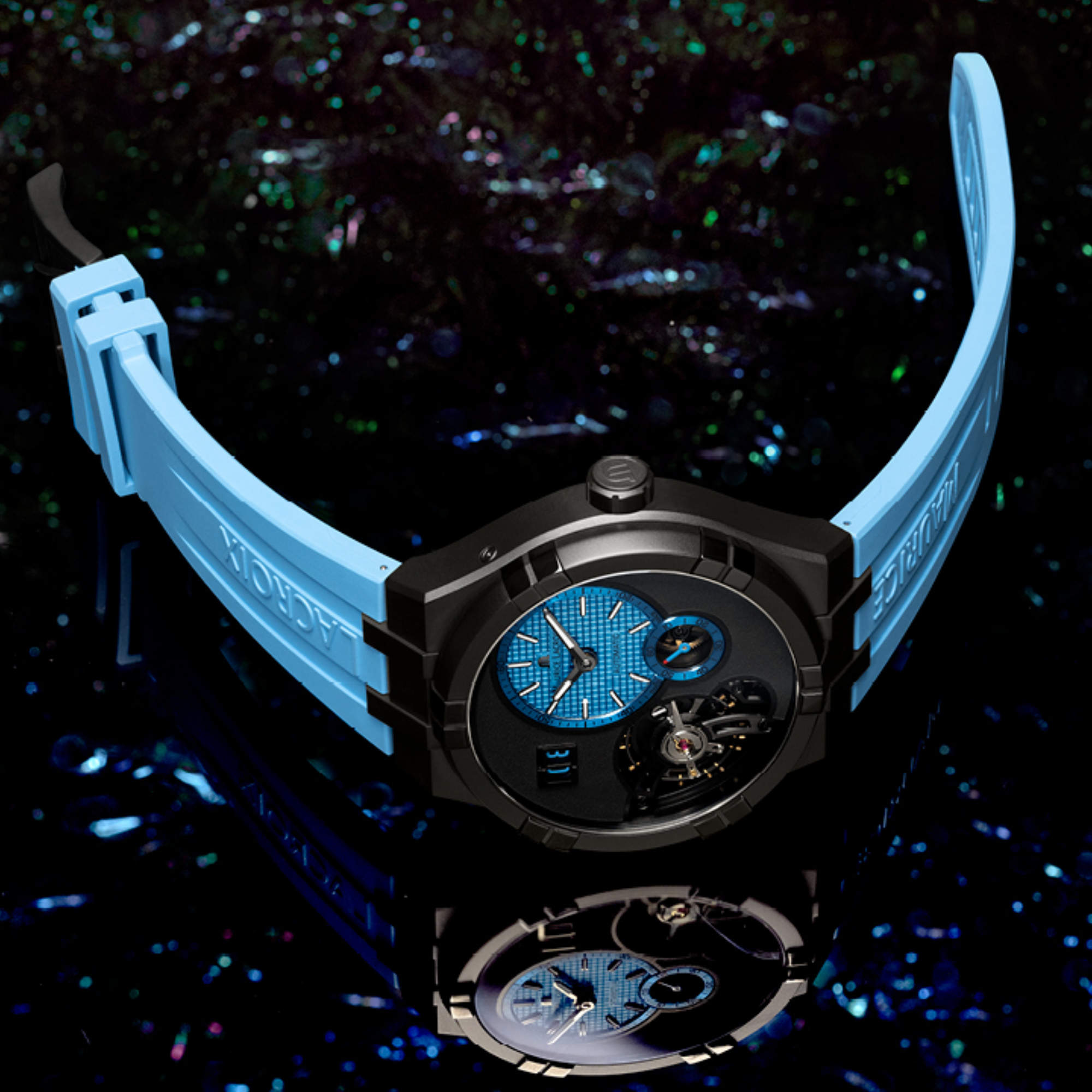 Maurice Lacroix Aikon Master Grand Date (AI6118-DLB0J-430-H) aus Edelstahl