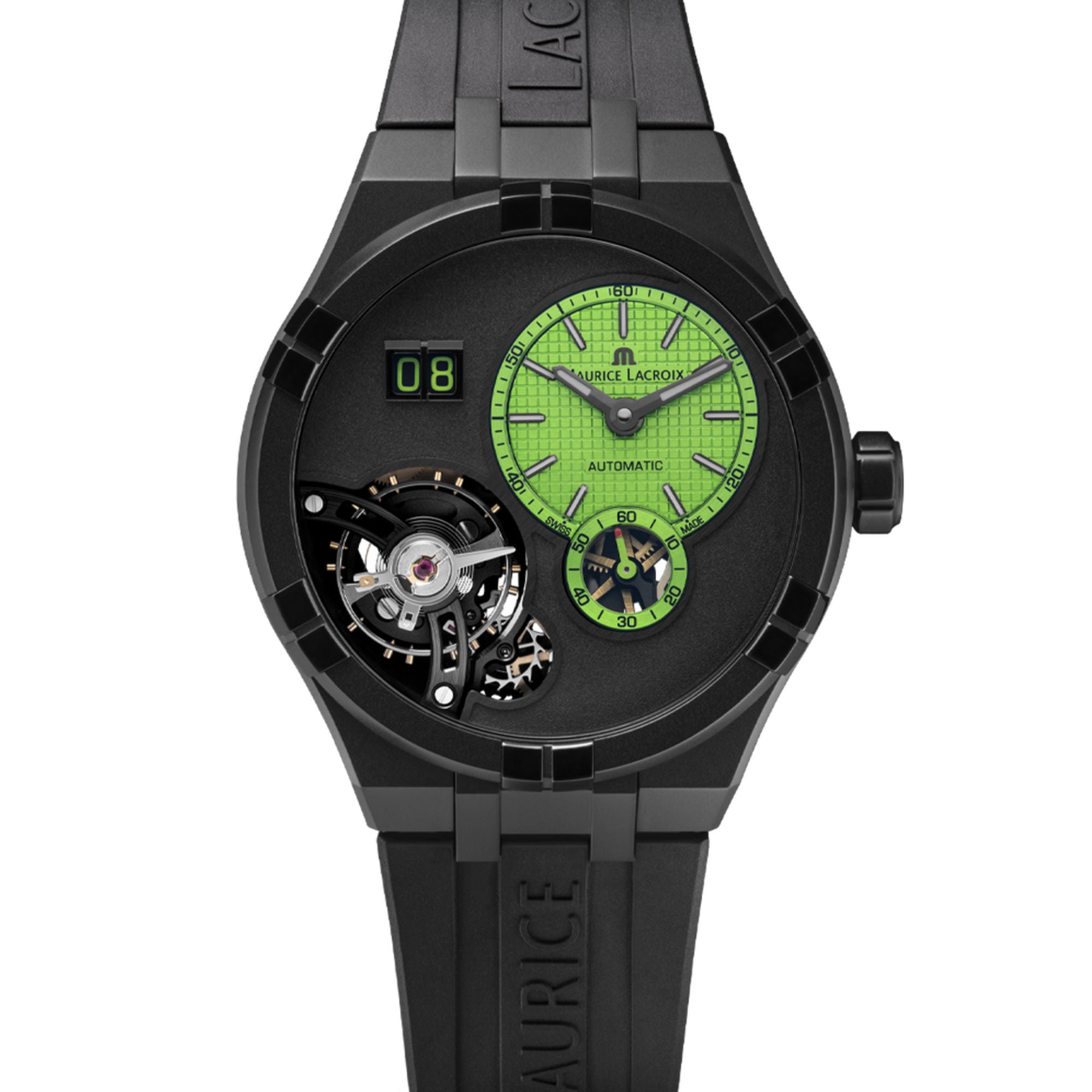Maurice Lacroix Aikon Master Grand Date (AI6118-DLB0J-630-I) aus Edelstahl