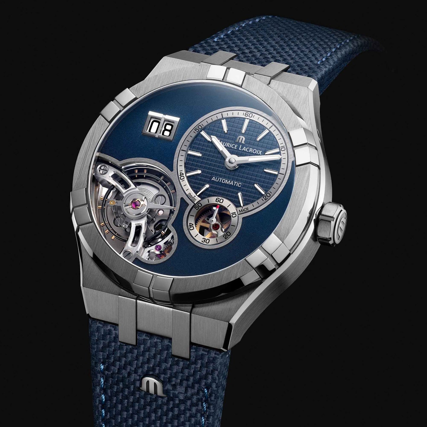 Aikon Master Grand Date, Edelstahl von Maurice Lacroix (AI6118-SS00E-430-C)