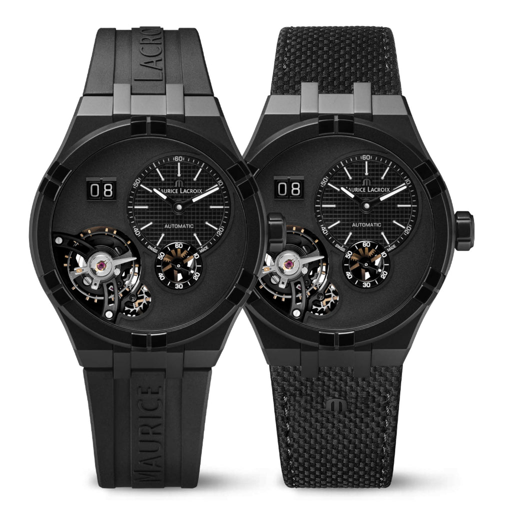 Maurice Lacroix Aikon Master Grand Date Black (AI6118-DLB0B-330-2) aus Edelstahl