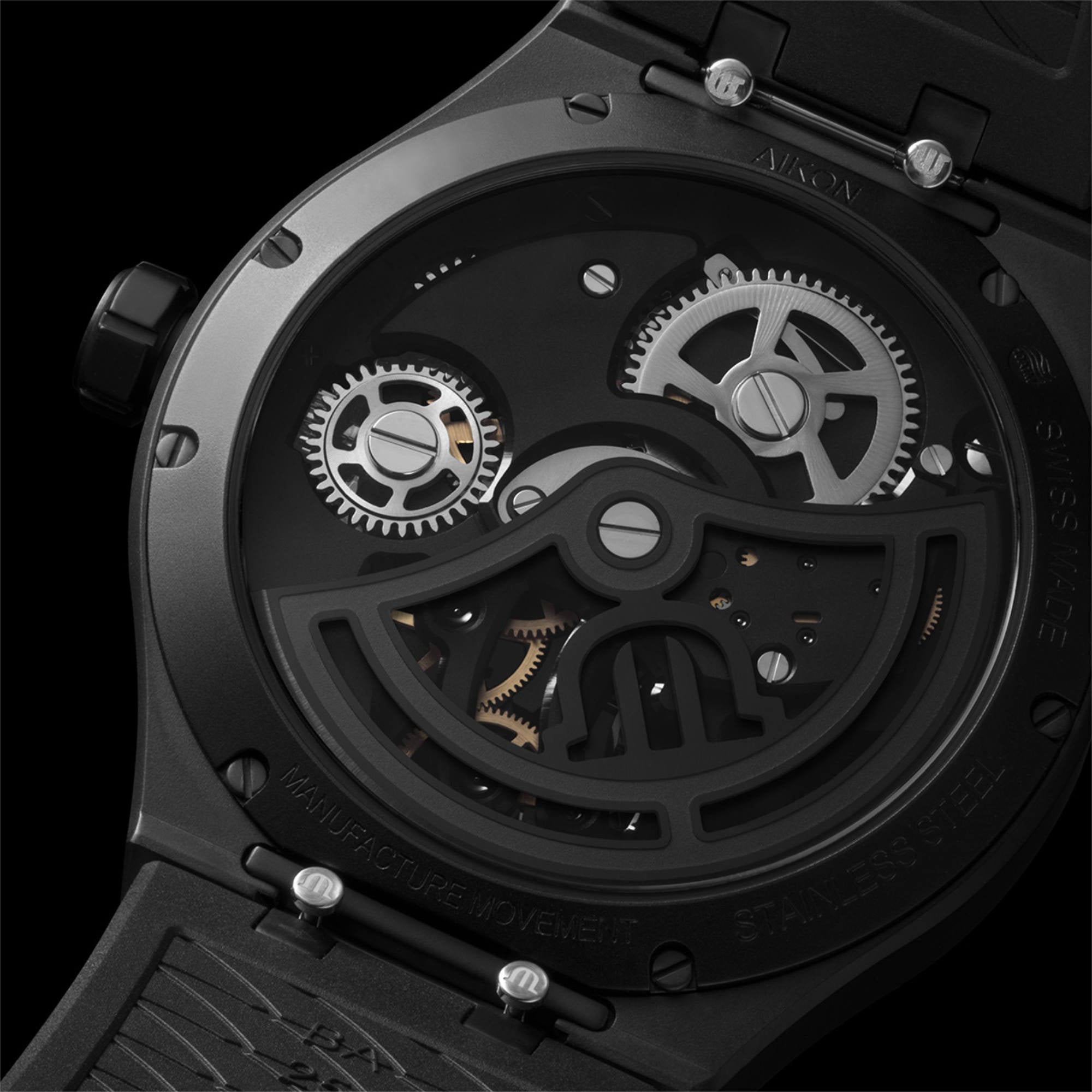 Maurice Lacroix Aikon Master Grand Date Black (AI6118-DLB0B-330-2) aus Edelstahl