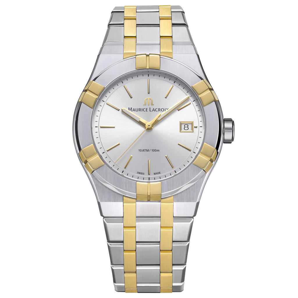 Maurice Lacroix Aikon Quartz 40 mm Duotone (AI1108-PVY13-130-1) aus Edelstahl