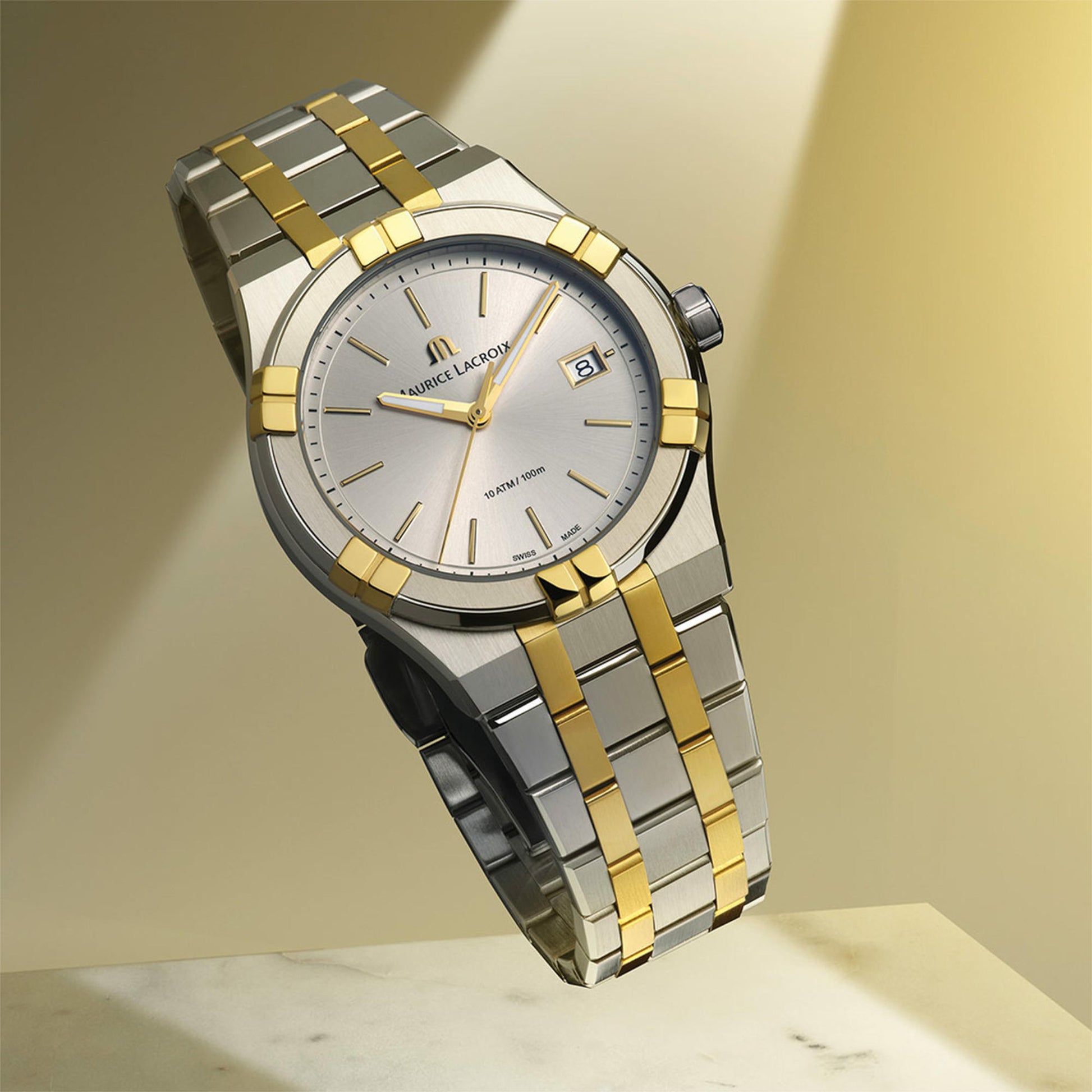 Maurice Lacroix Aikon Quartz 40 mm Duotone (AI1108-PVY13-130-1) aus Edelstahl