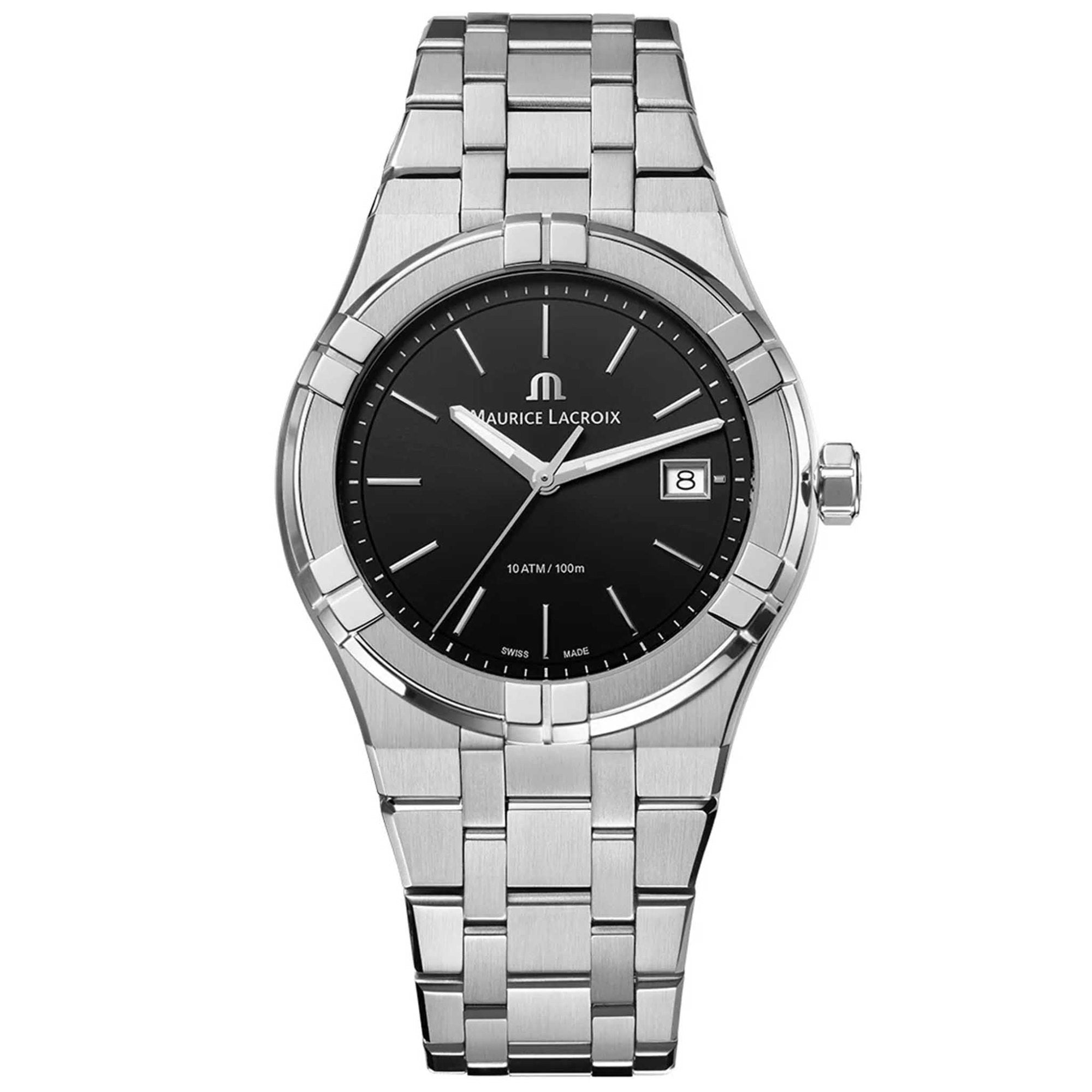 Maurice Lacroix Aikon Quartz Date 40mm (AI1108-SS002-330-1) aus Edelstahl