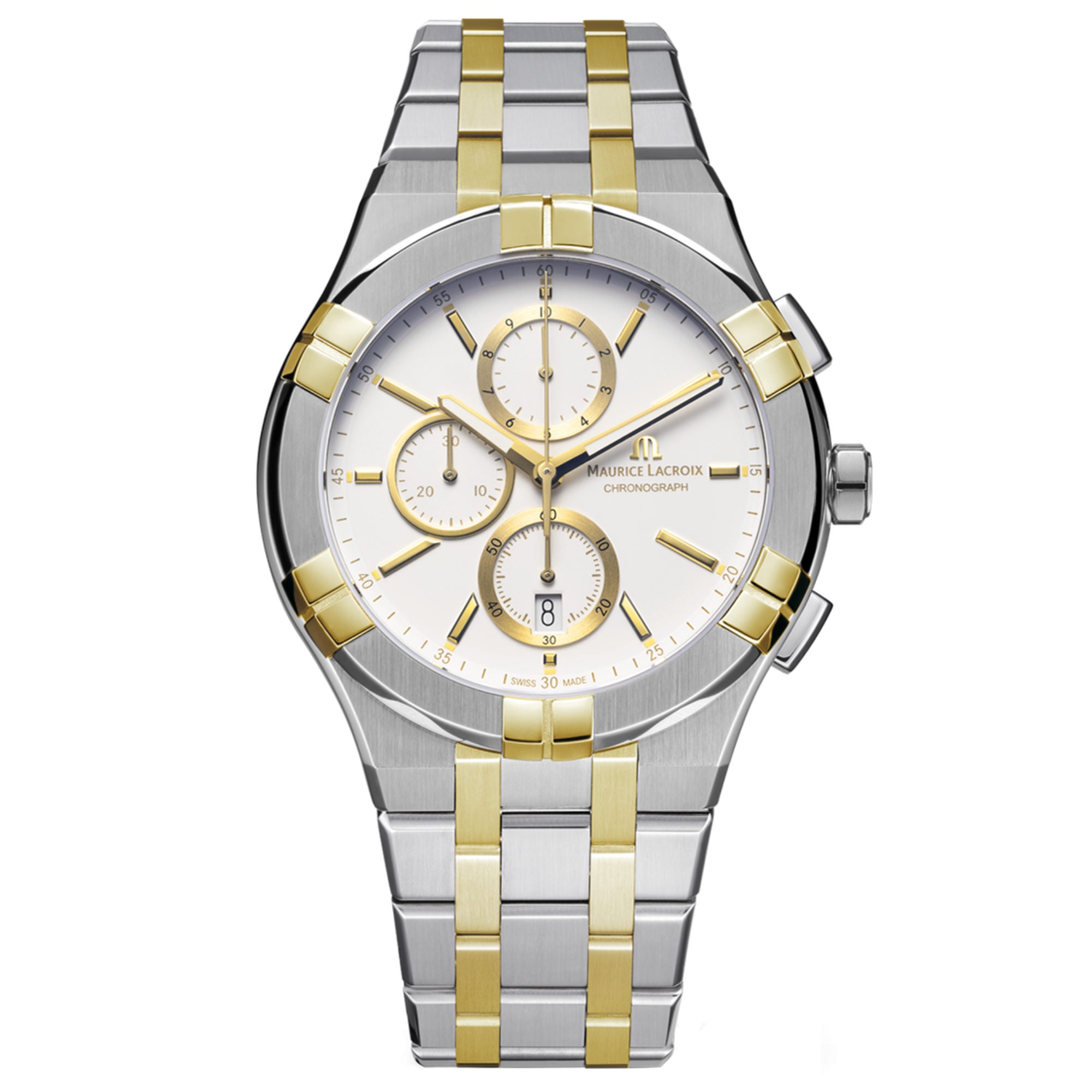 Maurice Lacroix Aikon Quartz Chronograph Duotone (AI1118-PVY03-130-1) aus Edelstahl