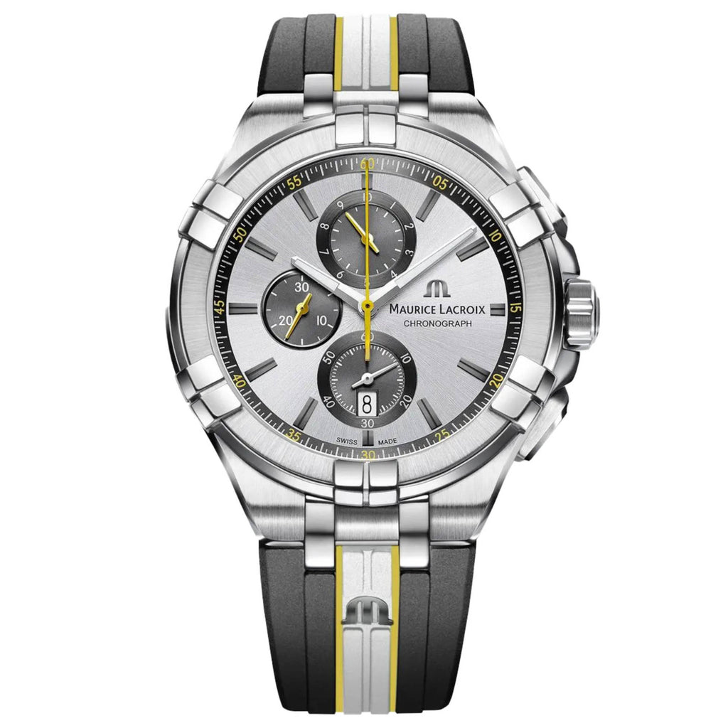 Maurice Lacroix Aikon Quartz Chronograph Special Edition Kotc Titanium (AI1018-TT030-130-K) aus Silber