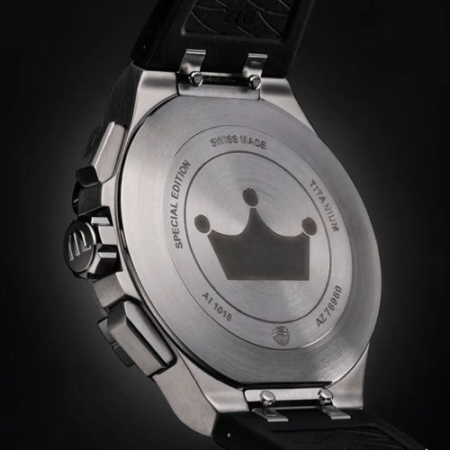 Maurice Lacroix Aikon Quartz Chronograph Special Edition Kotc Titanium (AI1018-TT030-130-K) aus Silber