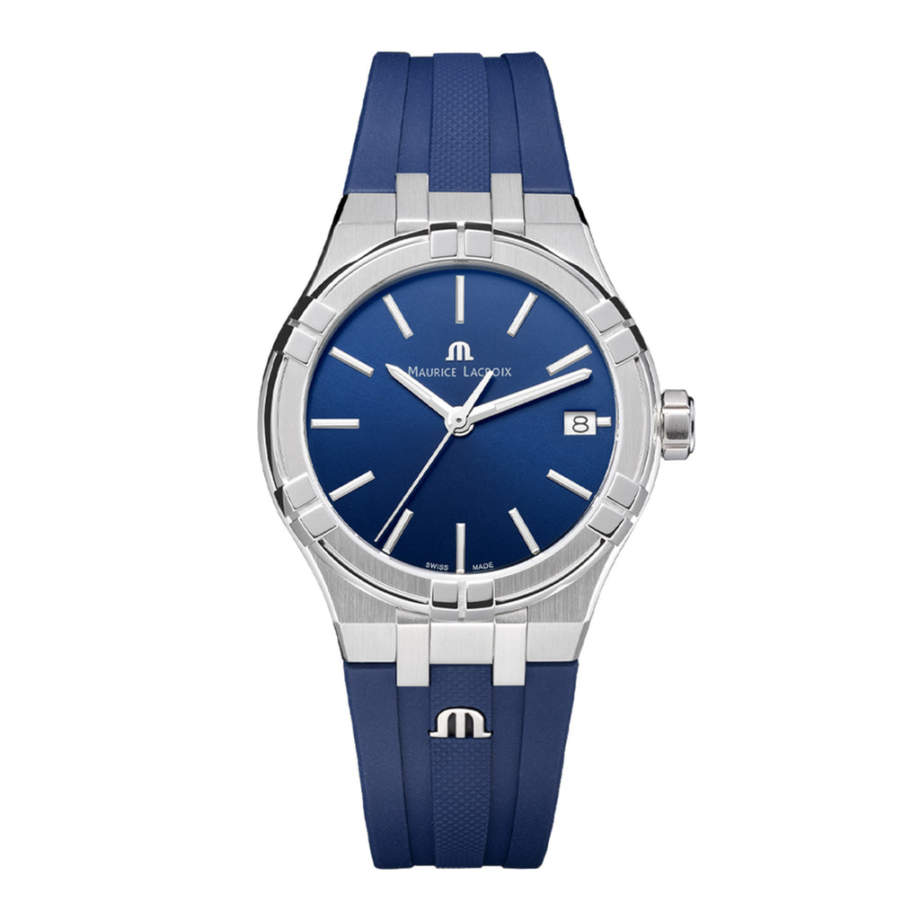 Maurice Lacroix Aikon Quartz Date 35mm (AI1106-SS000-430-4) aus Edelstahl