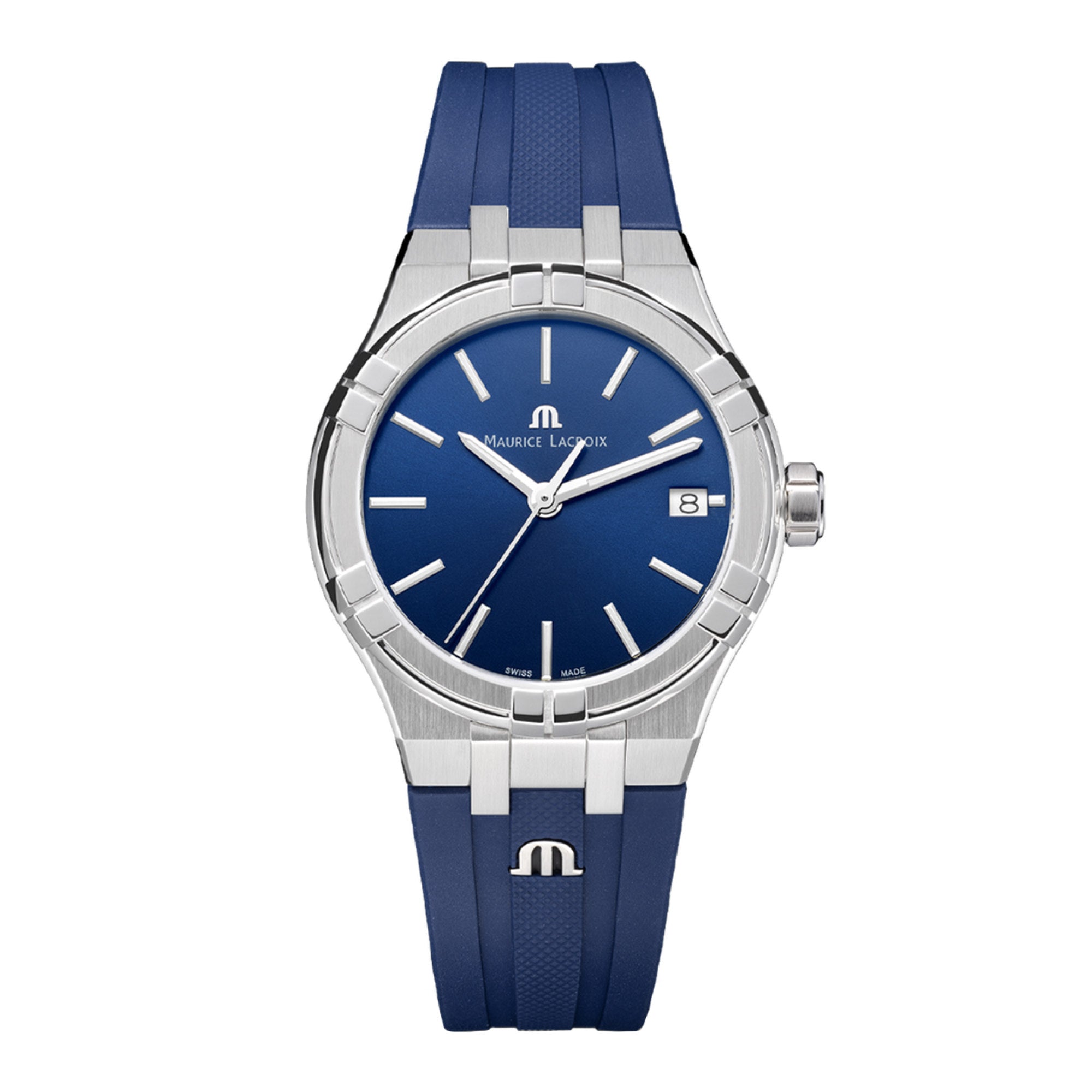 Maurice Lacroix Aikon Quartz Date 35mm (AI1106-SS000-430-4) aus Edelstahl