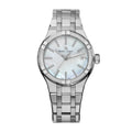 Maurice Lacroix Aikon Quartz Date 35mm (AI1106-SS002-170-1) aus Edelstahl mit Diamant, Perlmutt und Quarz