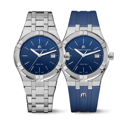 Maurice Lacroix Aikon Quartz Date 40mm (AI1108-SS00F-430-C) aus Edelstahl