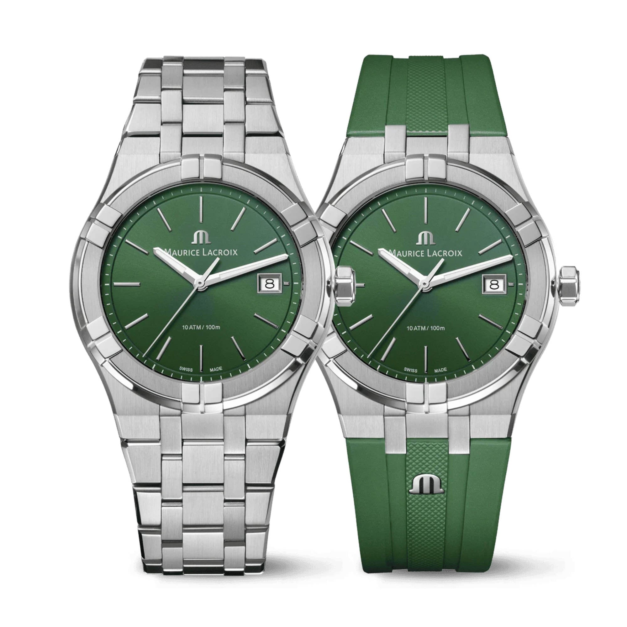 Maurice Lacroix Aikon Quartz Date 40mm (AI1108-SS00F-630-D) aus Edelstahl
