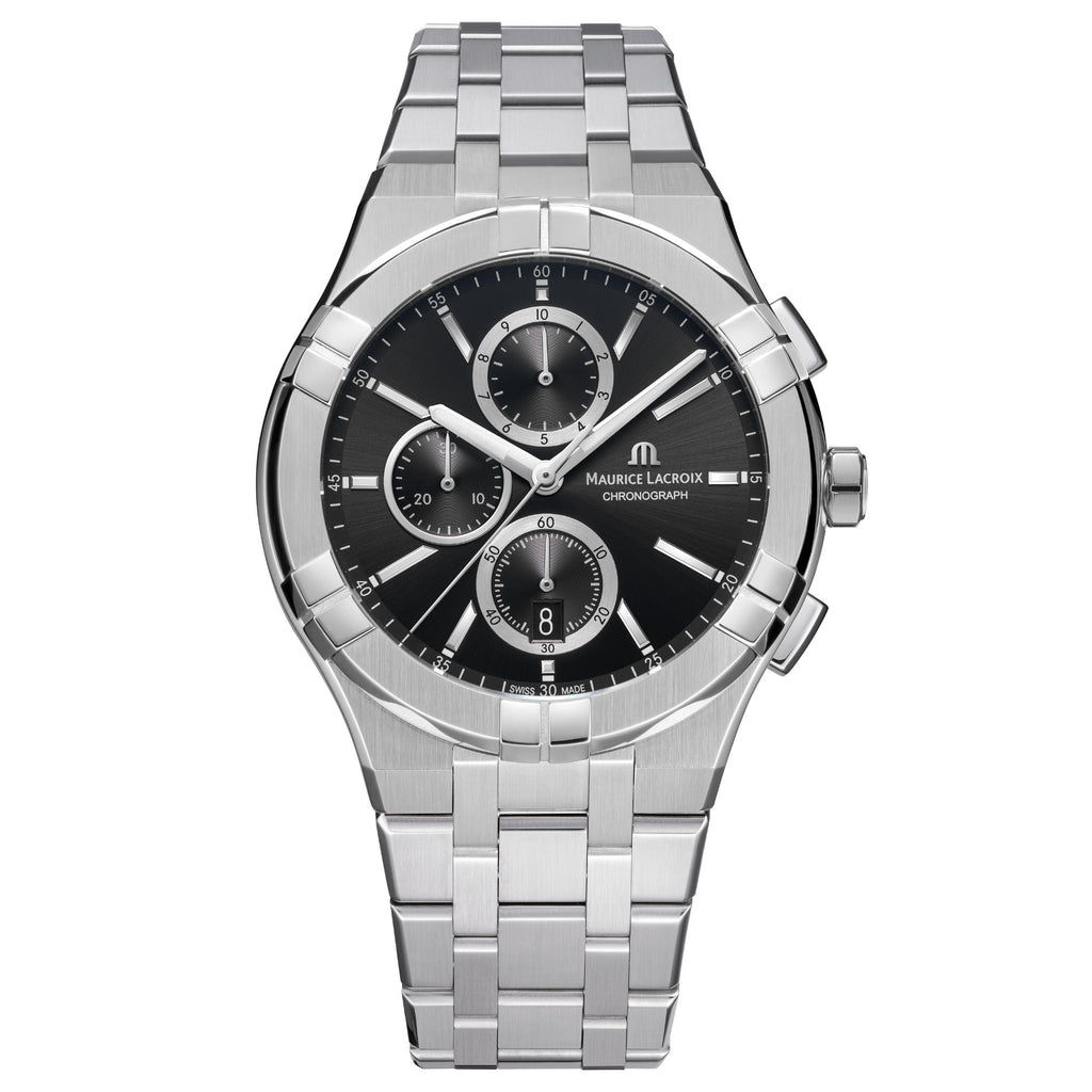 Maurice Lacroix Aikon Quartz Chronograph (AI1118-SS002-330-1) aus Edelstahl mit Quarz
