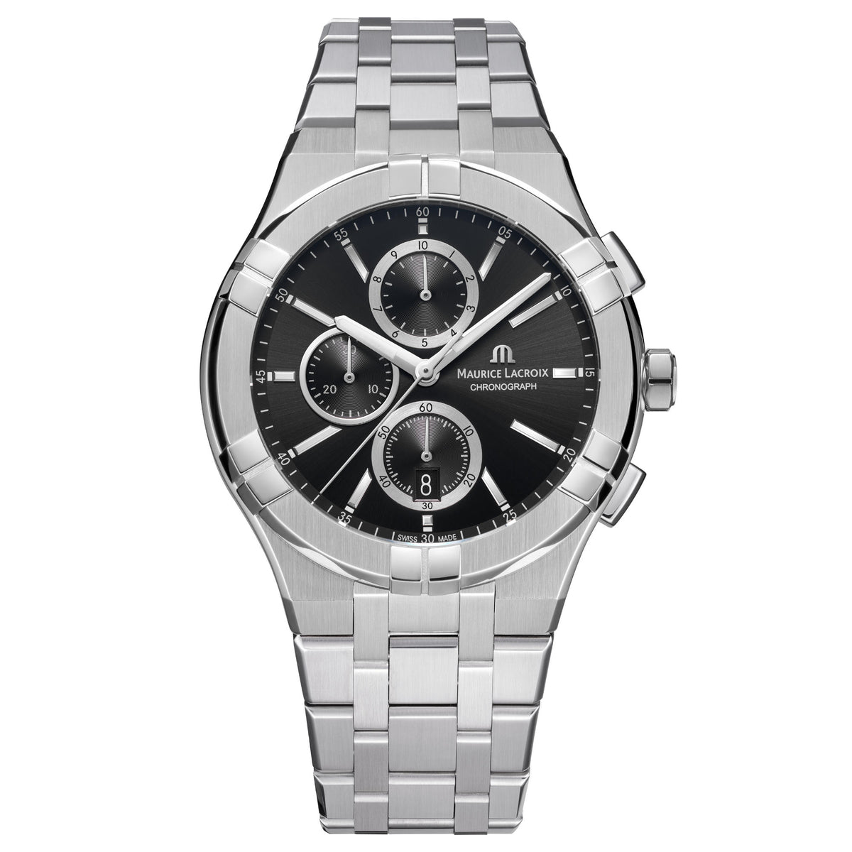 Maurice Lacroix Aikon Quartz Chronograph (AI1118-SS002-330-1) aus Edelstahl mit Quarz