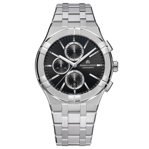 Maurice Lacroix Aikon Quartz Chronograph (AI1118-SS002-330-1) aus Edelstahl mit Quarz