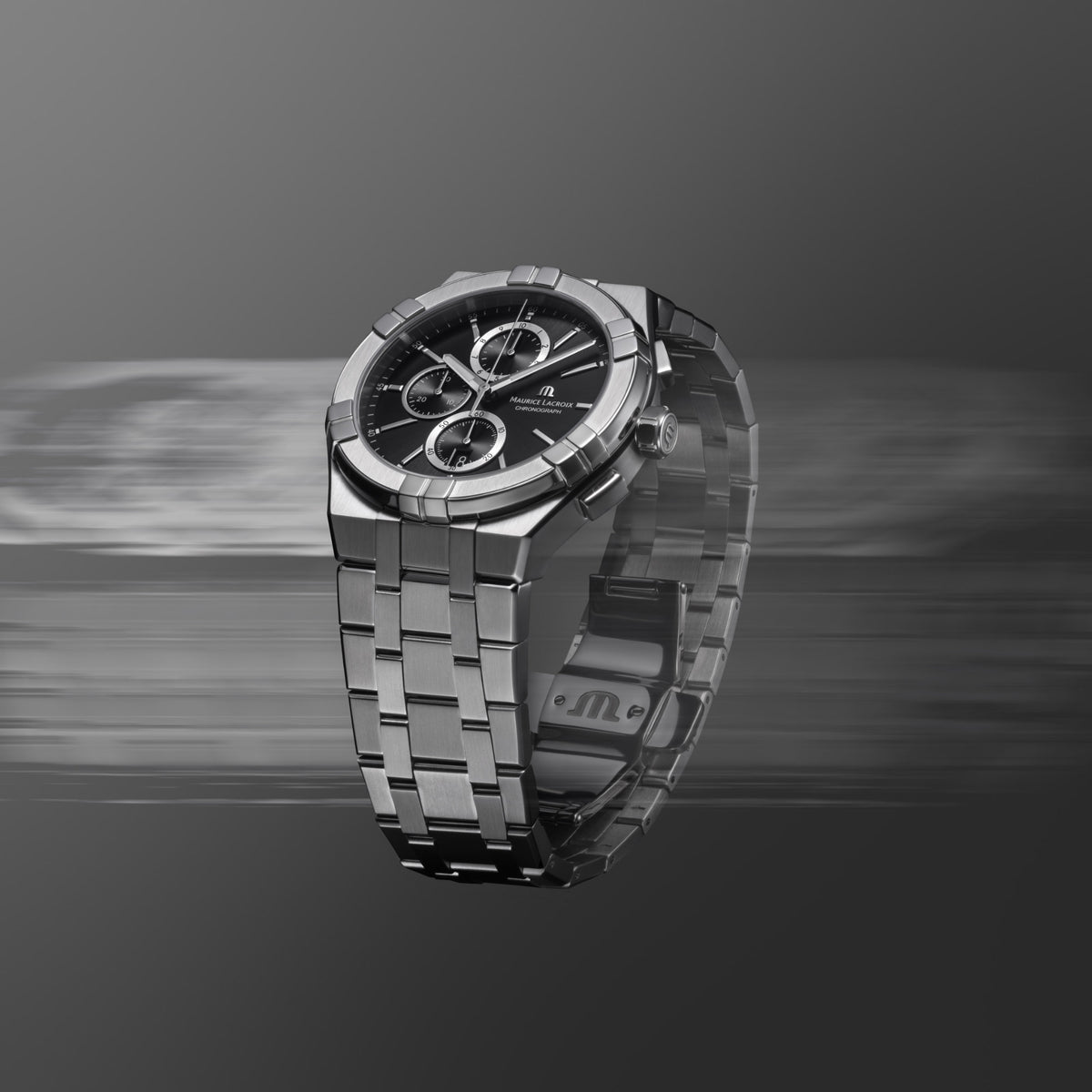 Maurice Lacroix Aikon Quartz Chronograph (AI1118-SS002-330-1) aus Edelstahl mit Quarz