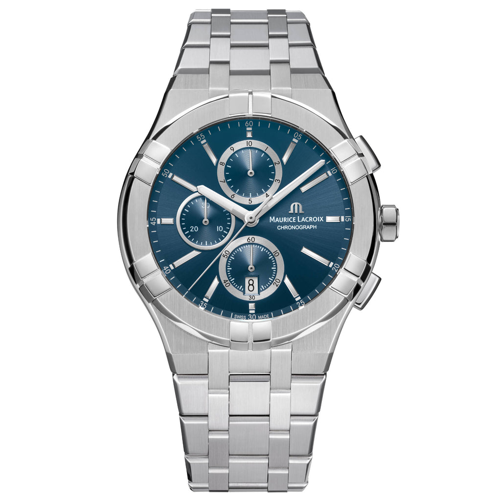 Maurice Lacroix Aikon Quarz Chronograph (AI1118-SS002-430-1) aus Edelstahl mit Quarz