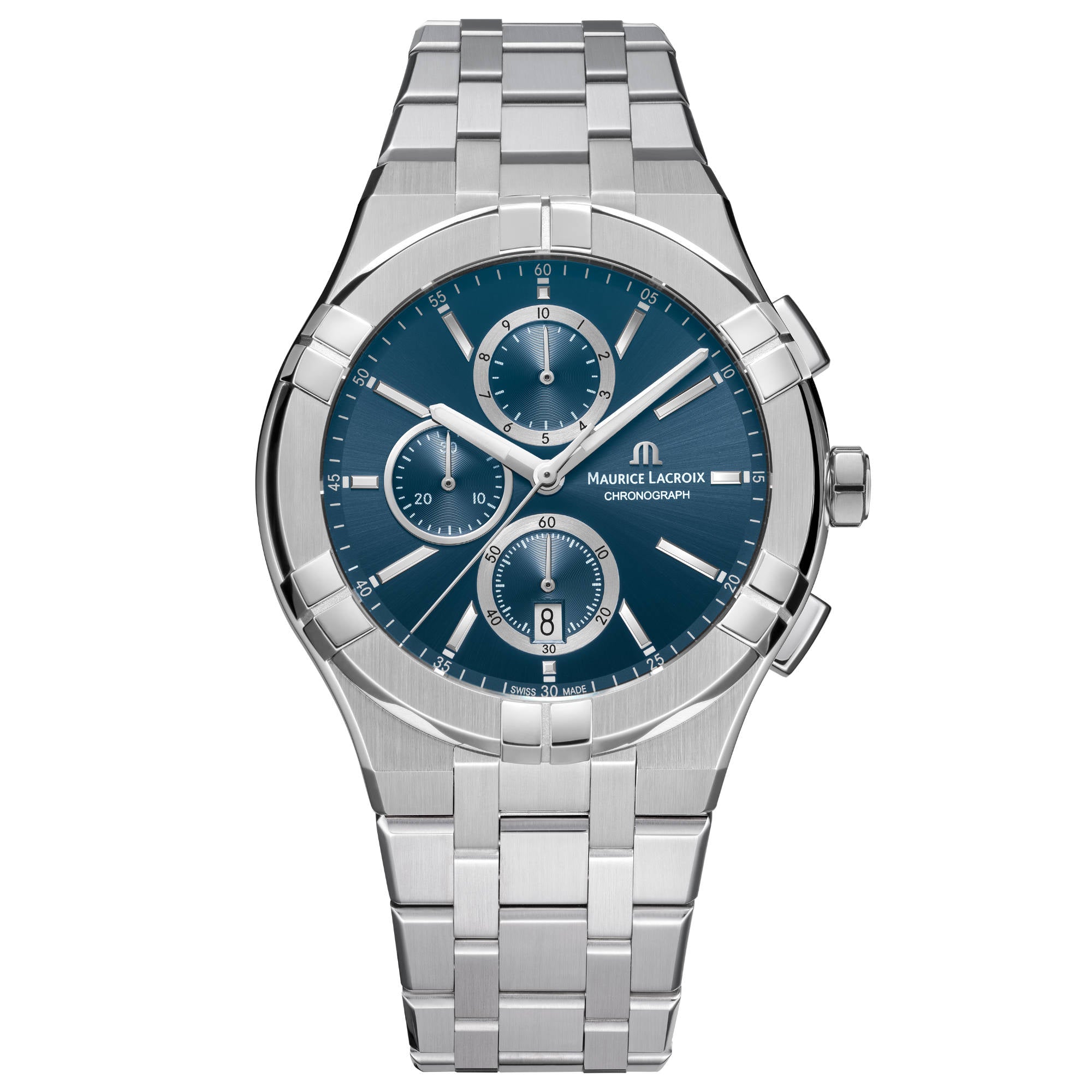 Maurice Lacroix Aikon Quarz Chronograph (AI1118-SS002-430-1) aus Edelstahl mit Quarz