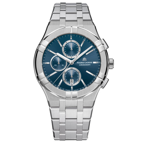 Maurice Lacroix Aikon Quartz Chronograph (AI1118-SS002-430-1) aus Edelstahl mit Quarz