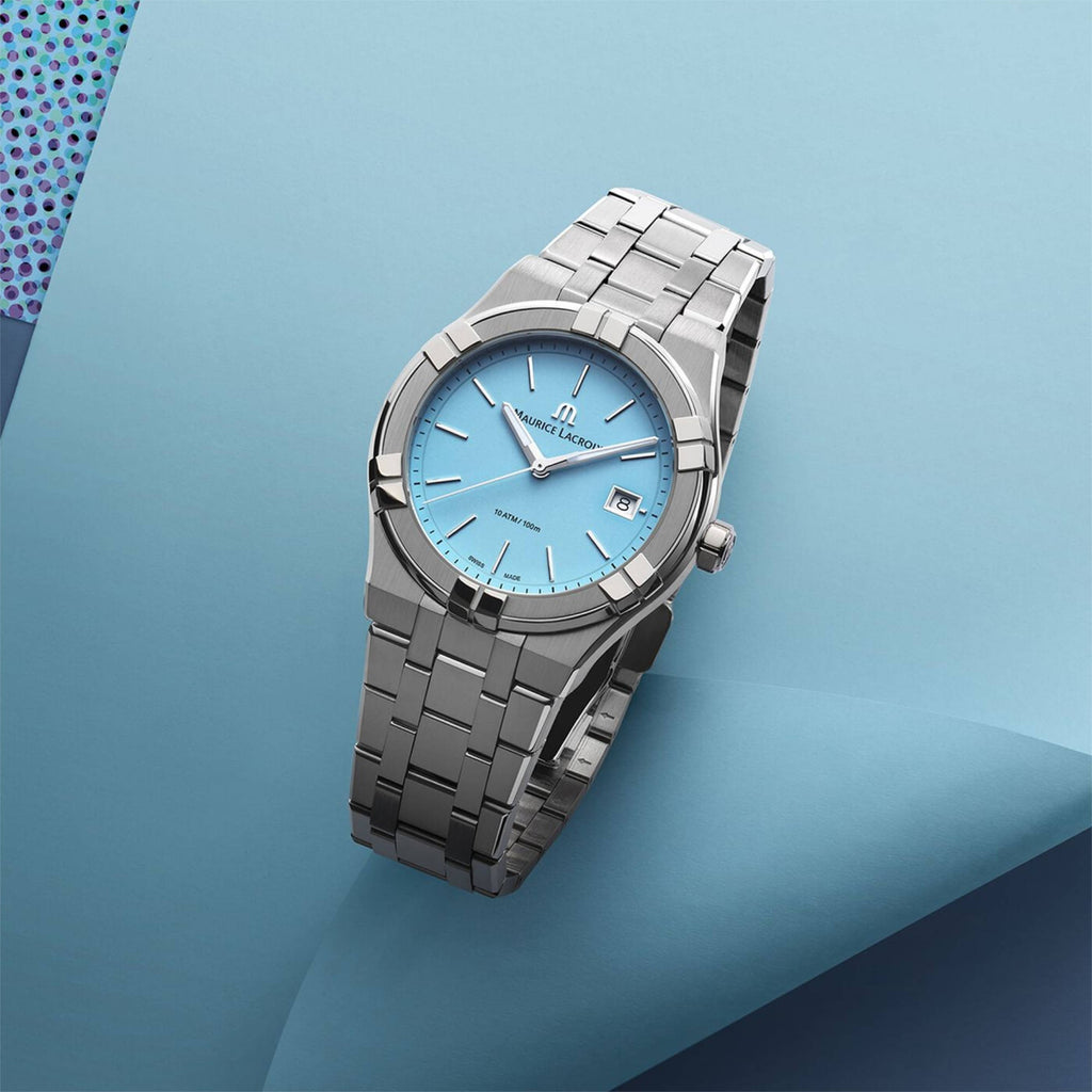 Maurice Lacroix Aikon Quarz Coulors Edition (AI1108-SS002-431-1) aus Edelstahl mit Quarz