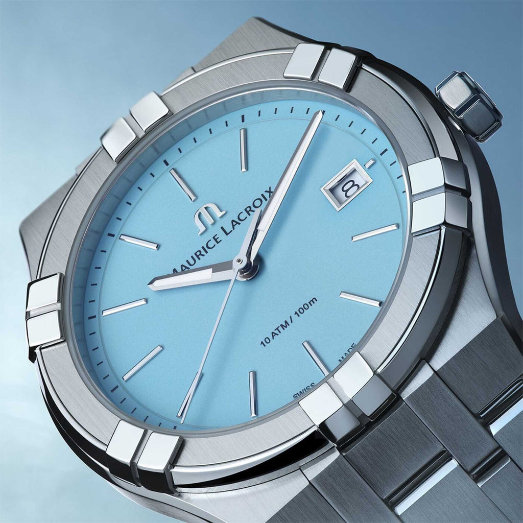 Maurice Lacroix Aikon Quarz Coulors Edition (AI1108-SS002-431-1) aus Edelstahl mit Quarz