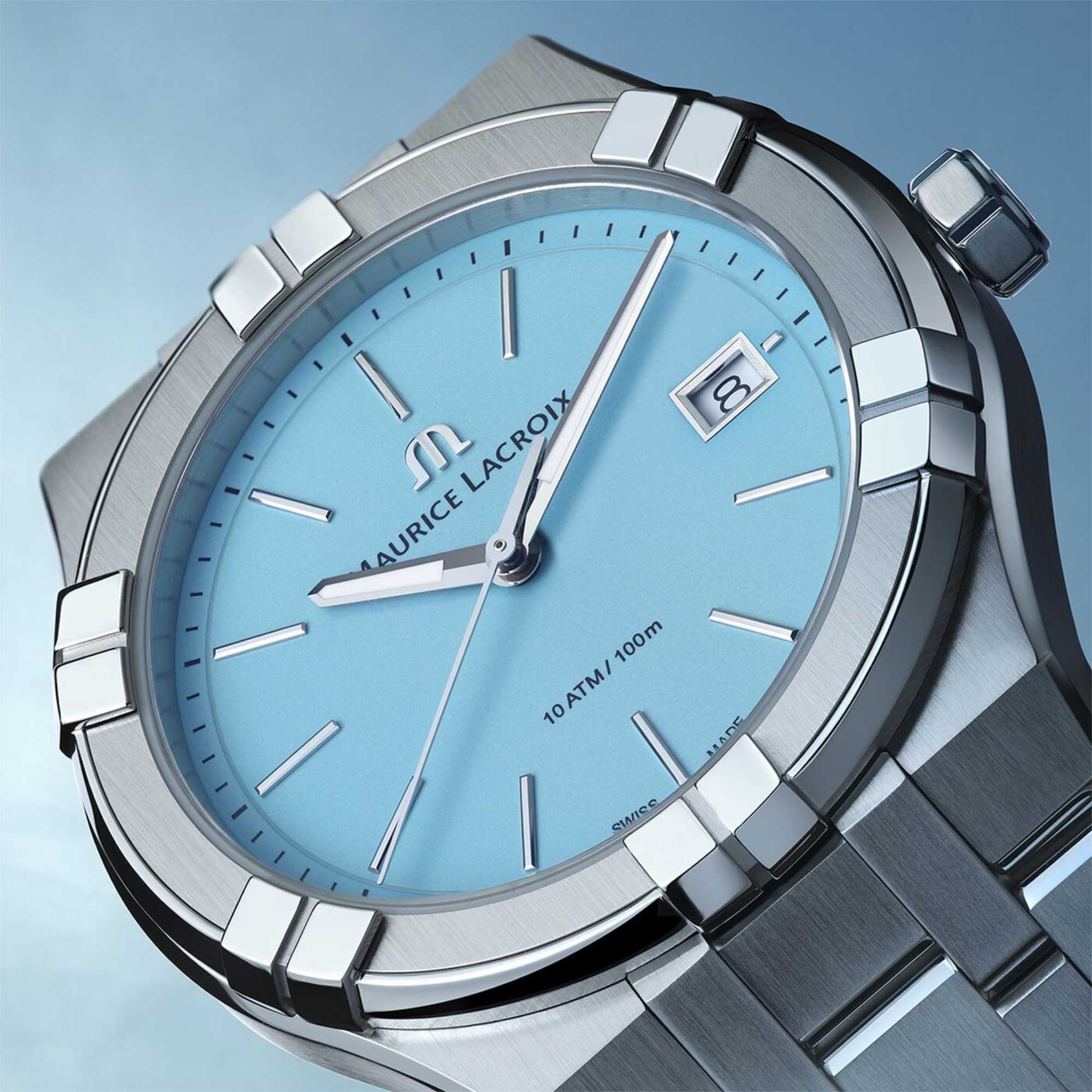 Maurice Lacroix Aikon Quarz Coulors Edition (AI1108-SS002-431-1) aus Edelstahl mit Quarz