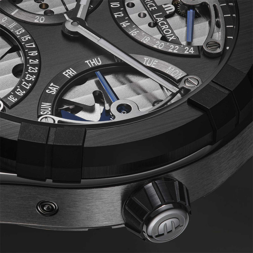 Maurice Lacroix Aikonic Master Triple Retrograde (AC6068-SSL20-230-2) aus Edelstahl