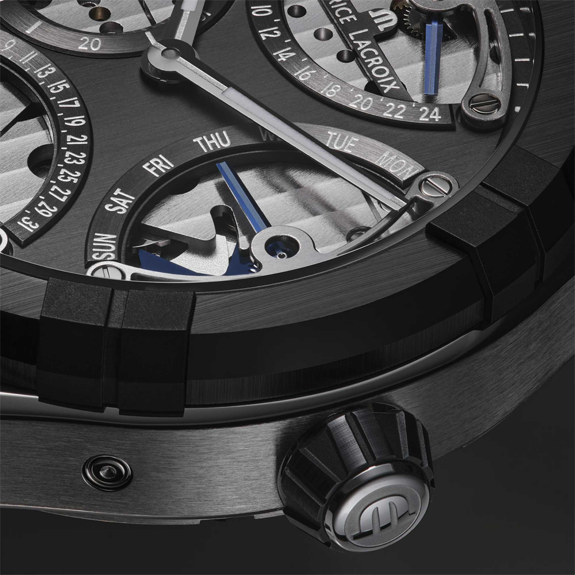 Maurice Lacroix Aikonic Master Triple Retrograde (AC6068-SSL20-230-2) aus Edelstahl