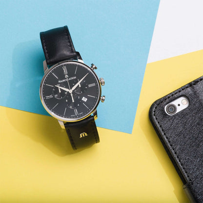 Eliros Chronograph, Leder • Diamant von Maurice Lacroix (EL1098-SS001-310-1)