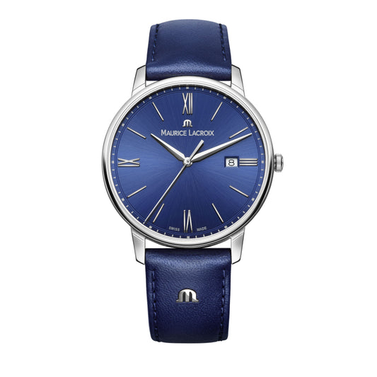 Eliros Date, Leder • Diamant von Maurice Lacroix (EL1118-SS001-410-1)