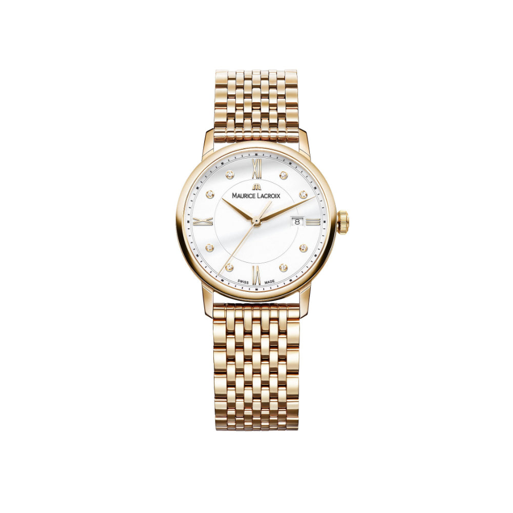 Eliros Date Ladies, Edelstahl • Diamant von Maurice Lacroix (EL1094-PVP06-150-1)