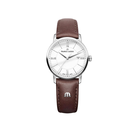 Eliros Date Ladies, Leder • Diamant von Maurice Lacroix (EL1094-SS001-110-1)