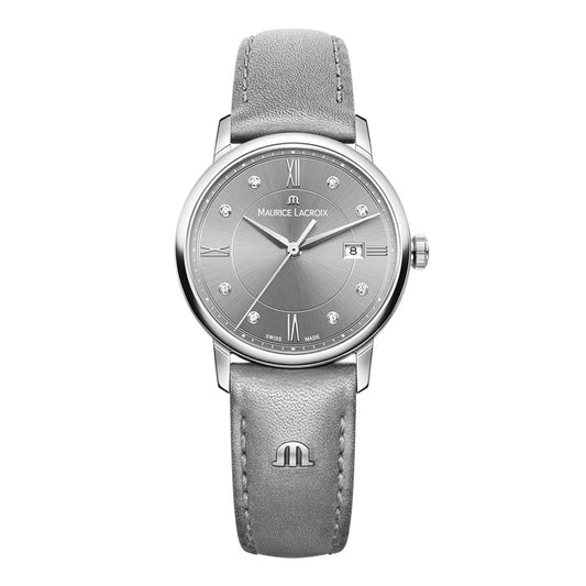 Eliros Date Ladies, Leder • Diamant von Maurice Lacroix (EL1094-SS001-250-1)