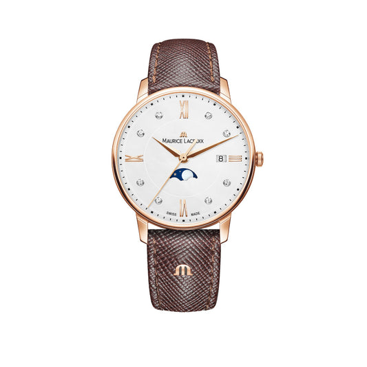 Eliros Moonphase, Leder • Diamant von Maurice Lacroix (EL1096-PVP01-150-1)