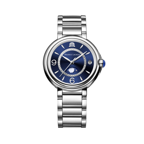 Maurice Lacroix Fiaba Moonphase 32mm (FA1084-SS002-420-1) aus Silber mit Diamant