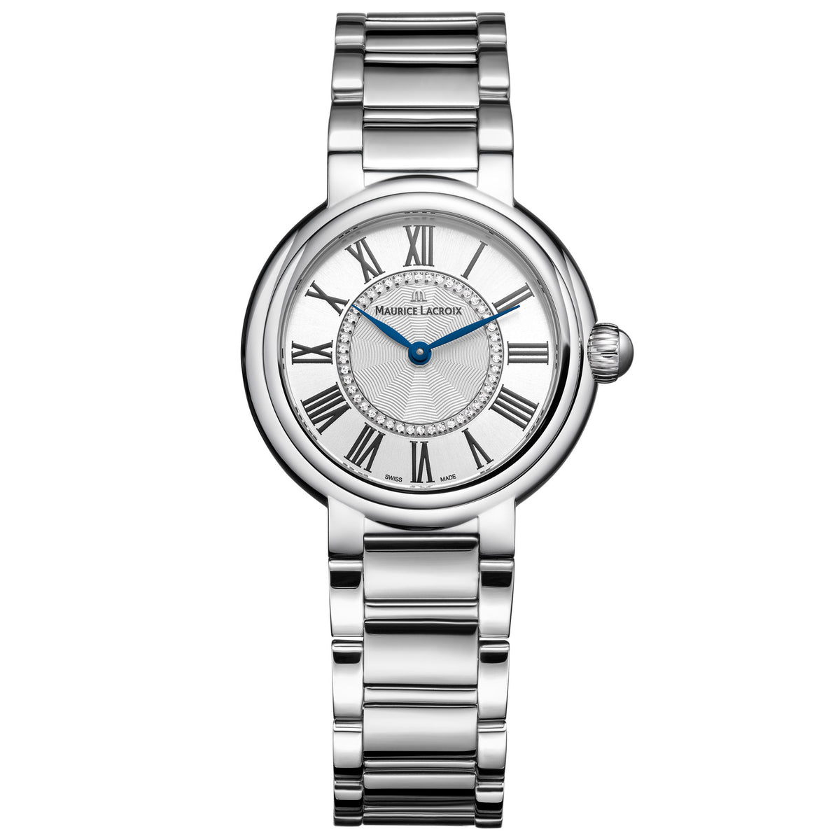 Maurice Lacroix Fiaba Round 33m (FA1306-SS002-110-1) aus Silber mit Diamant