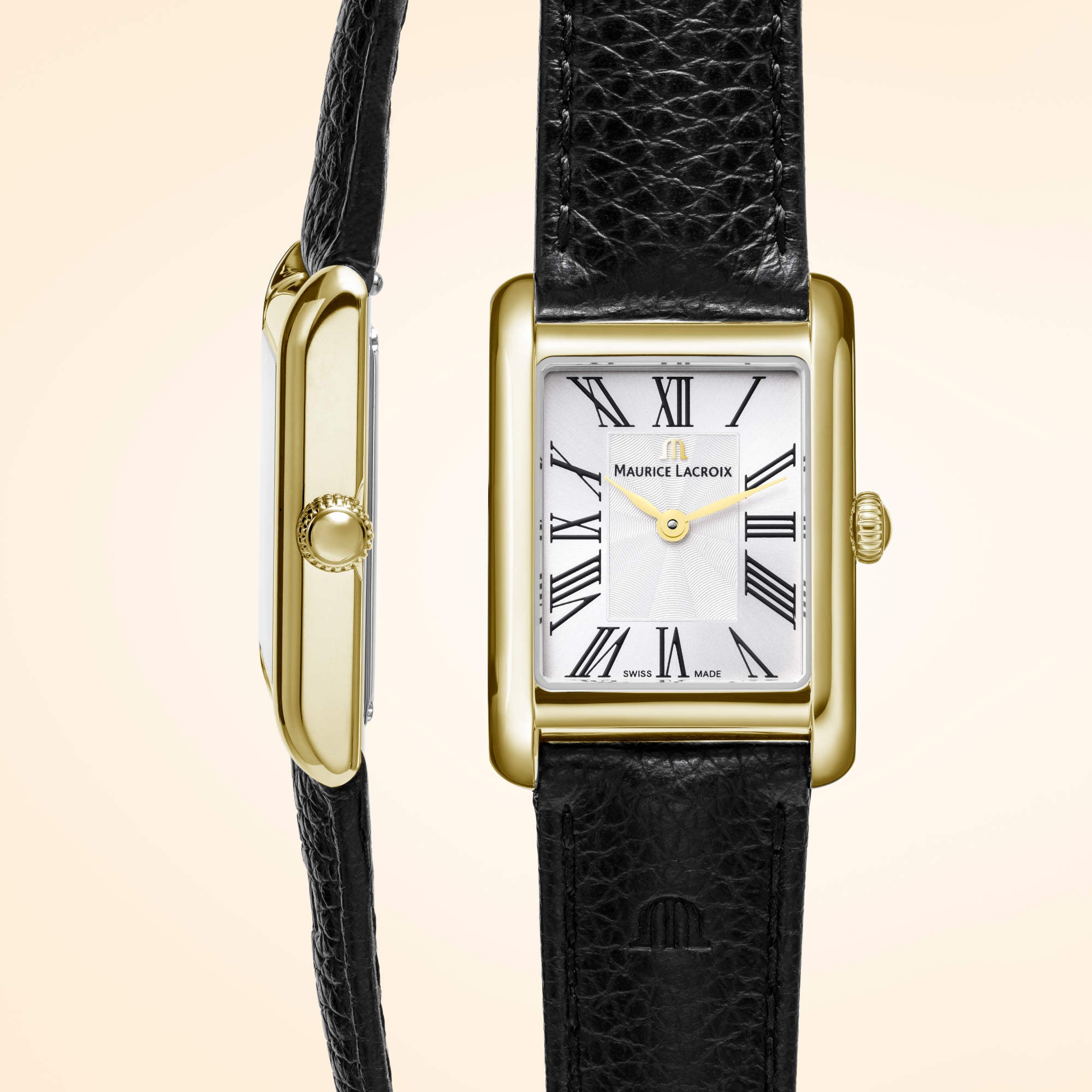 Maurice Lacroix Fiaba Square (FA1205-PVY01-110-2) aus Bicolor-Gold