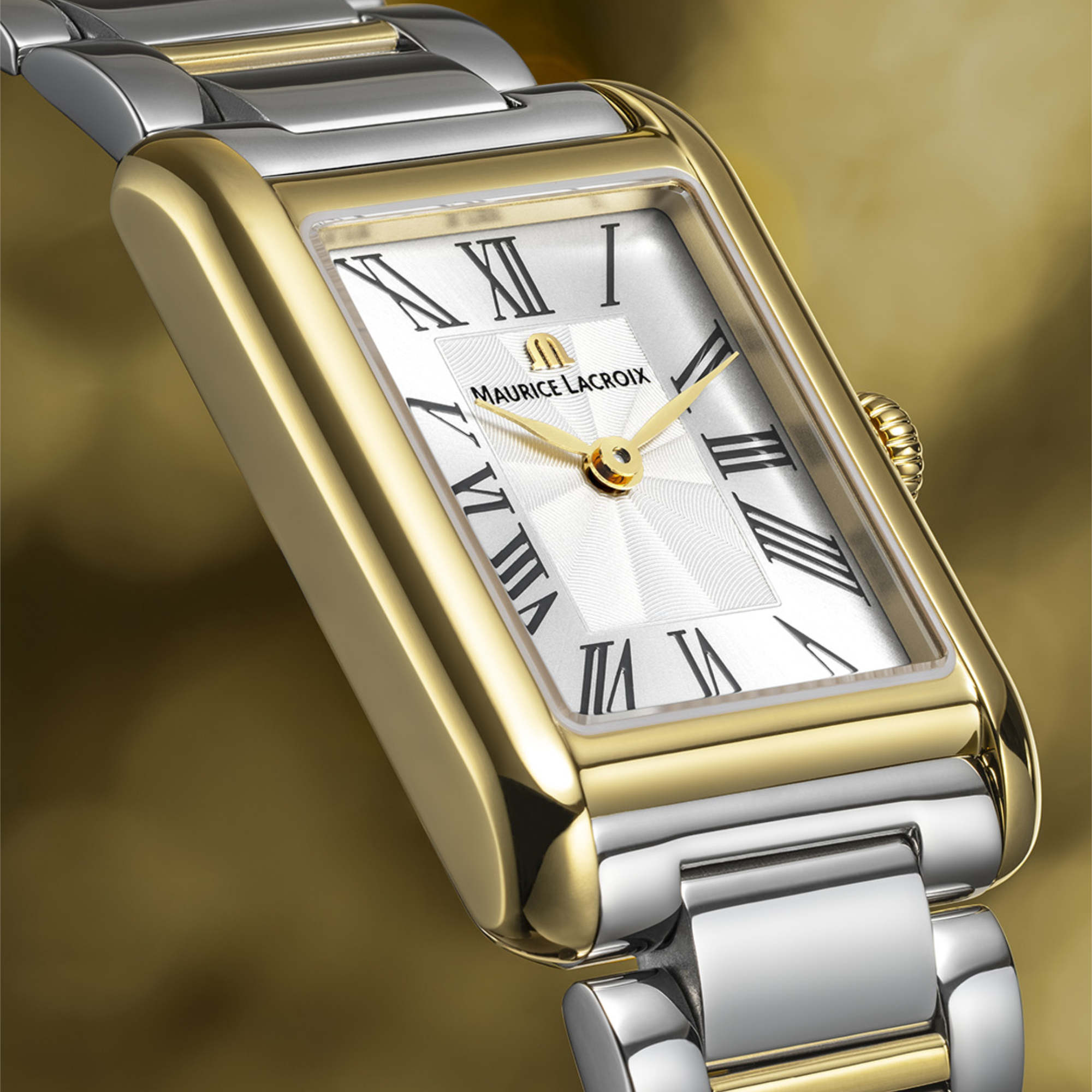 Maurice Lacroix Fiaba Square (FA1205-PVY02-110-A) aus Bicolor-Gold