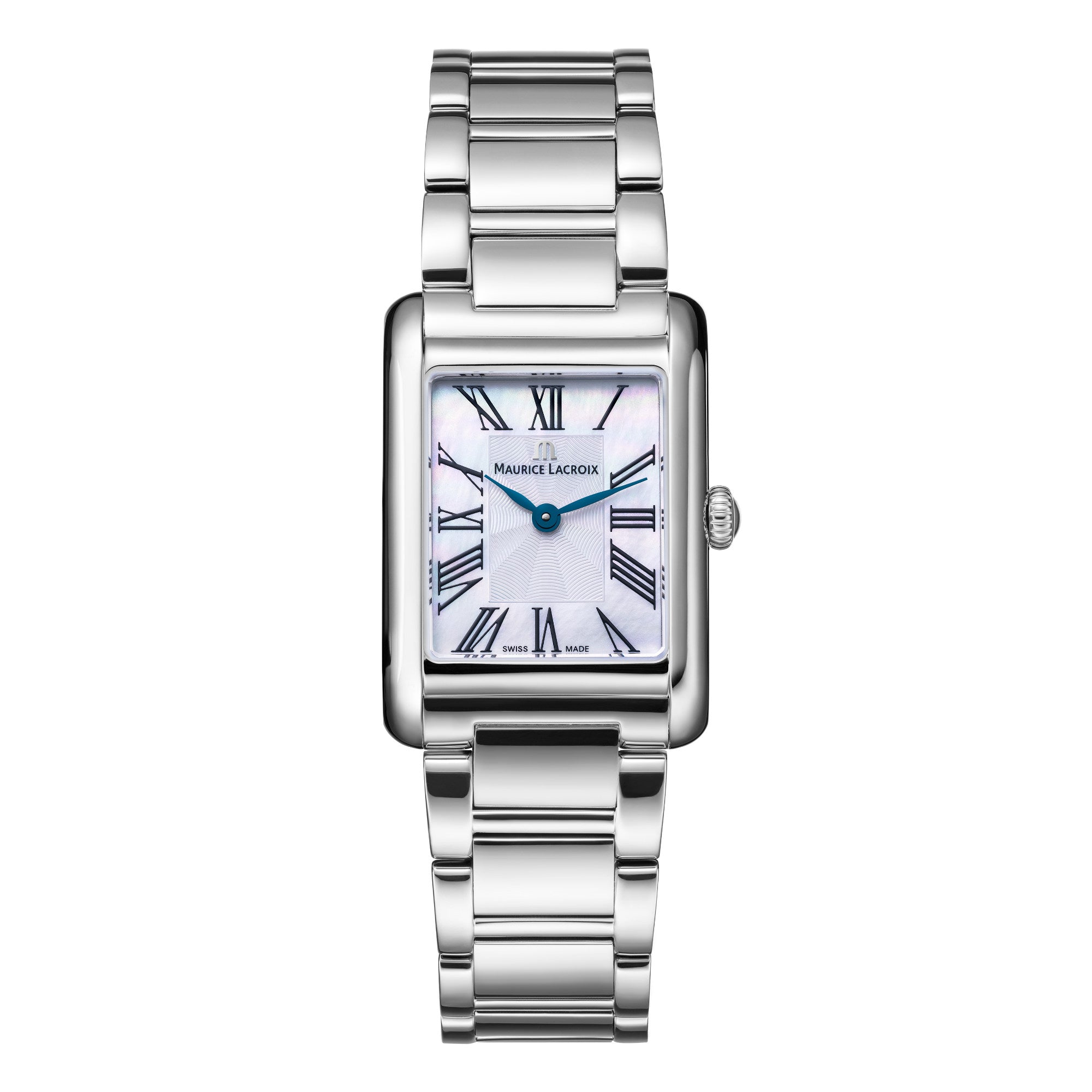 Maurice Lacroix Fiaba Square (FA1205-SS002-160-1) aus Edelstahl mit Perlmutt
