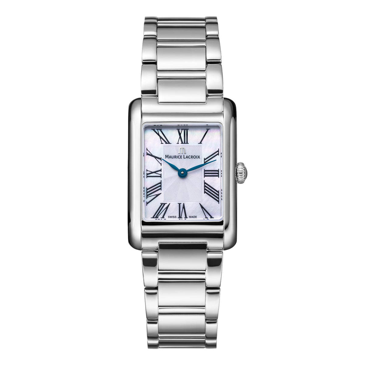 Maurice Lacroix Fiaba Square (FA1205-SS002-160-1) aus Edelstahl mit Perlmutt