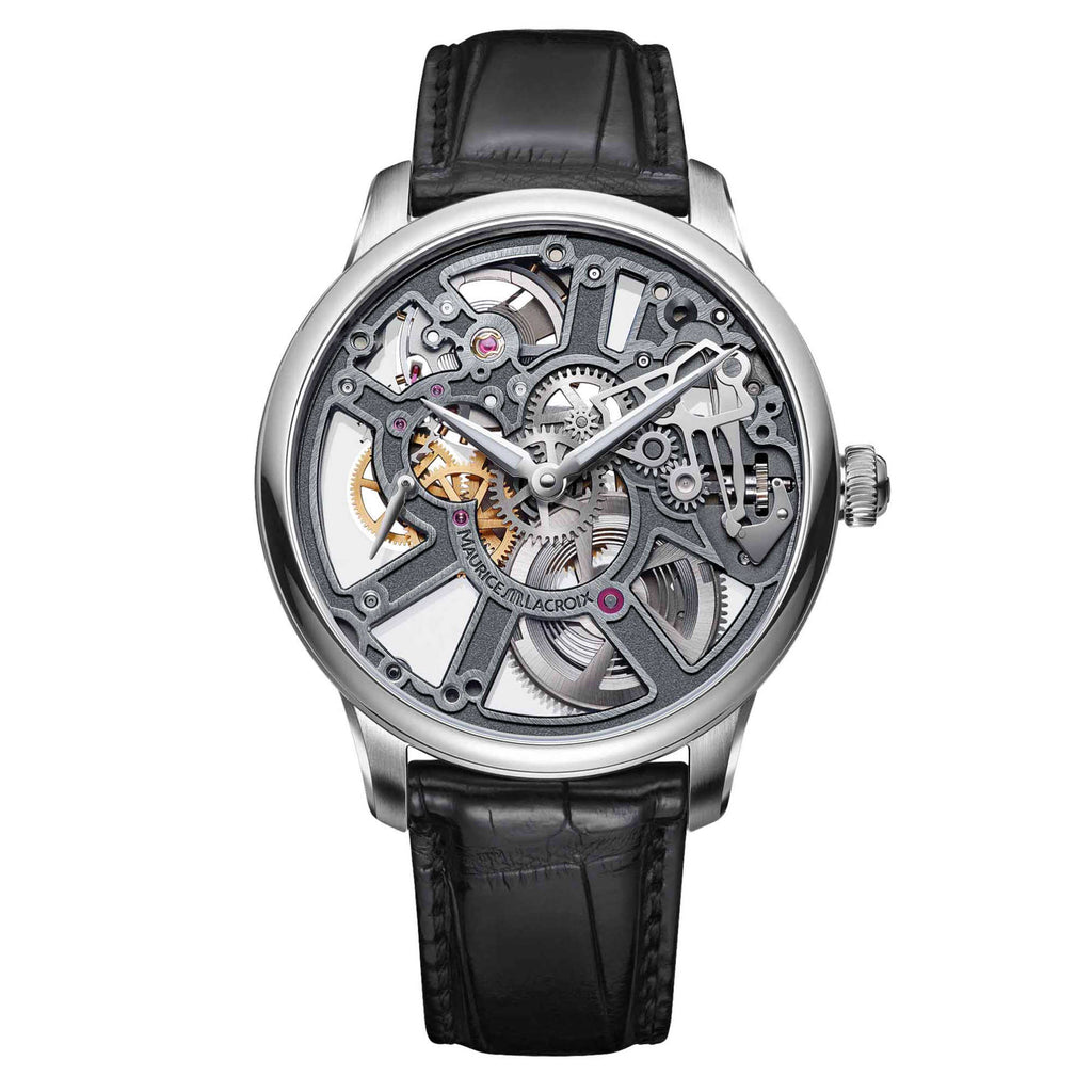 Maurice Lacroix Masterpiece Skeleton (MP7228-SS001-003-1) aus Edelstahl