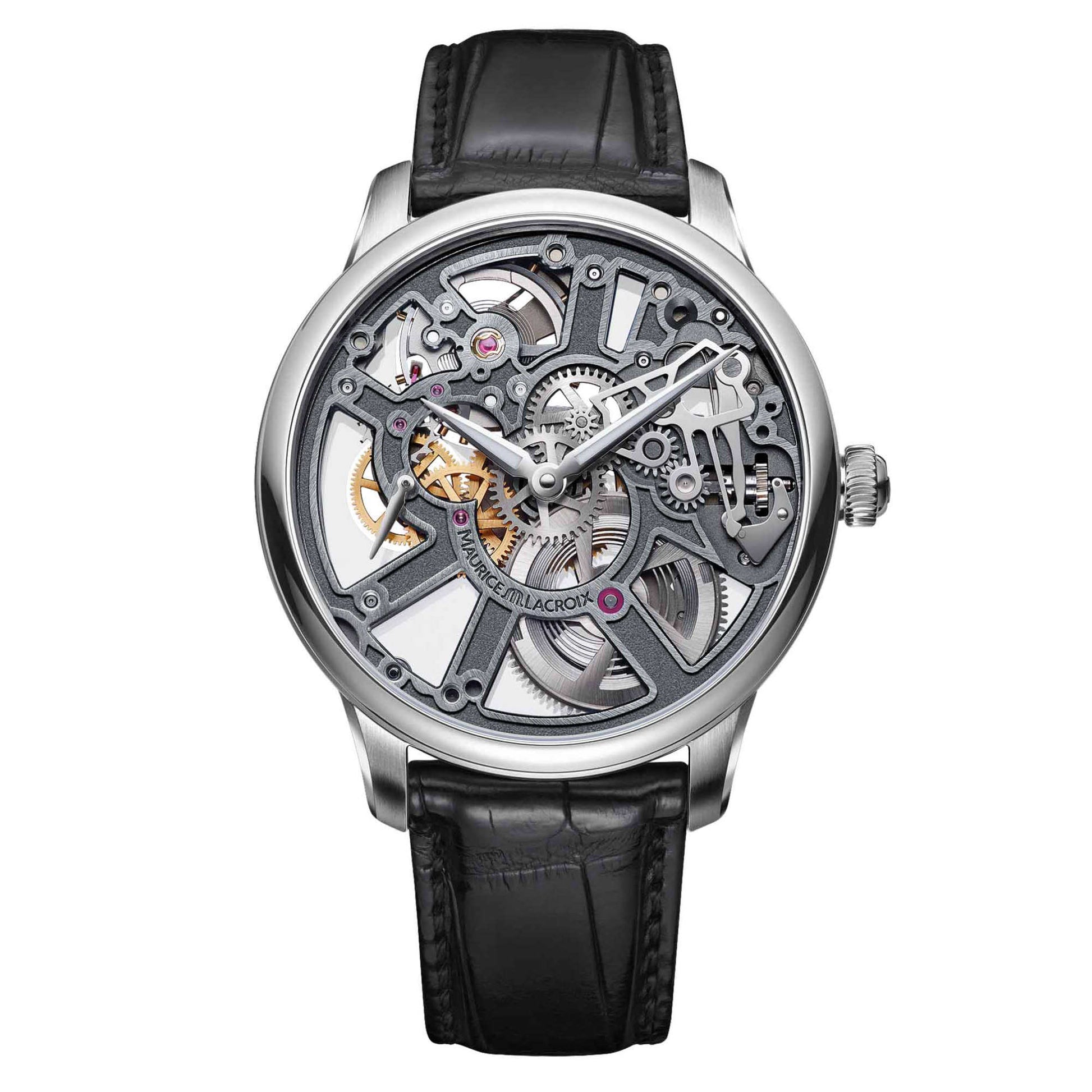 Masterpiece Skeleton 43 mm, Leder von Maurice Lacroix (MP7228-SS001-003-1)