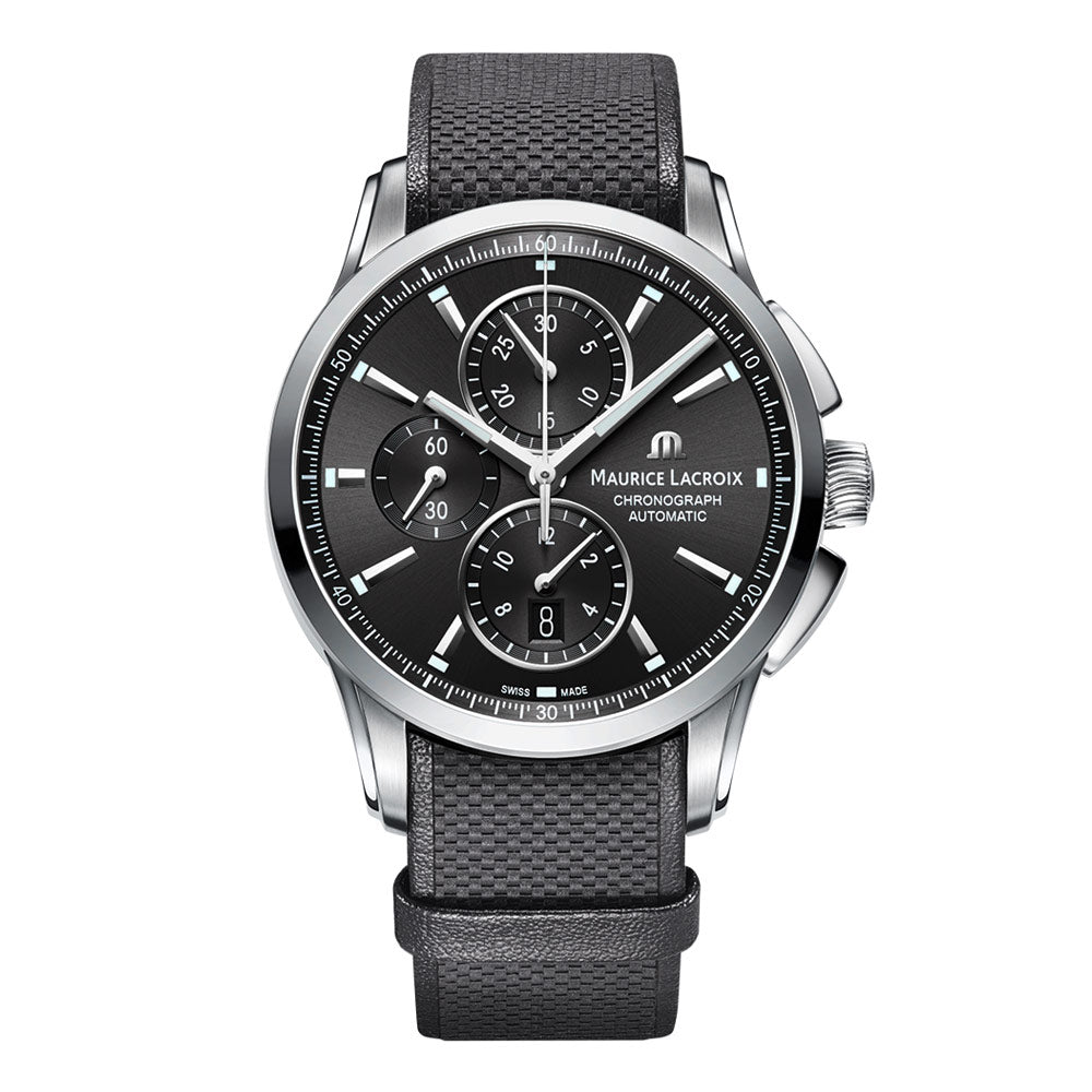 Pontos Chronograph, Leder • Diamant von Maurice Lacroix (PT6388-SS001-330-2)