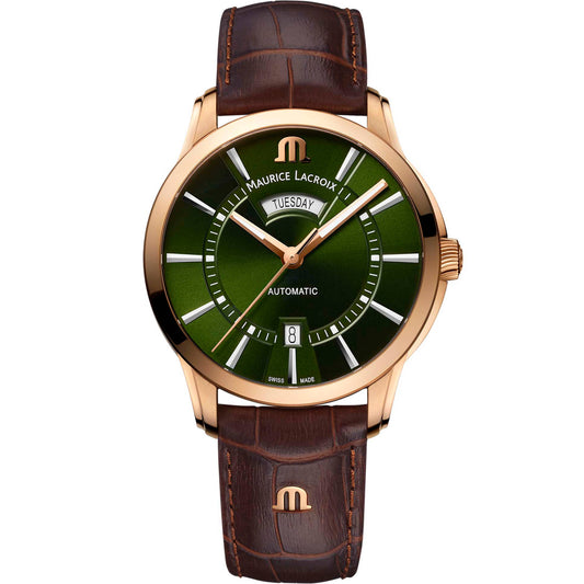 Pontos Day Date 41 mm, Leder von Maurice Lacroix (PT6358-BRZ01-63E-3)