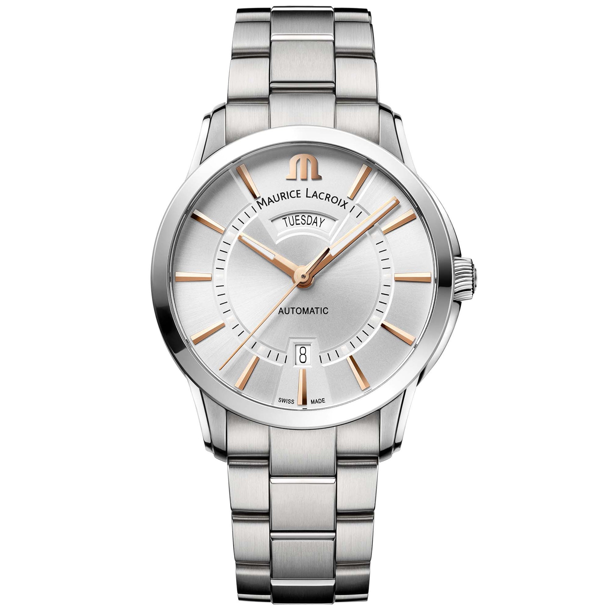 Pontos Day Date 41 mm, Edelstahl von Maurice Lacroix (PT6358-SS002-23E-1)